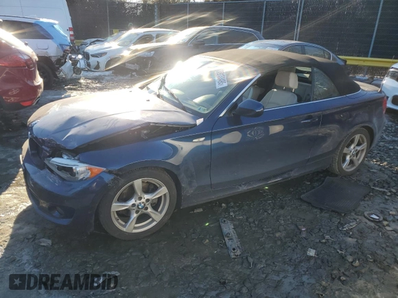 2013 BMW 1 Series 128i с VIN WBAUL7C56DVU09909, выставлен на аукционе Copart как лот 89133495 с пробегом Не указан миль и Списание • Salvage title. История ставок и продаж доступна на DreamBid. Изображение 1.