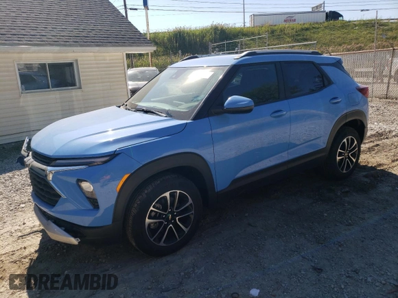 2024 Chevrolet TrailBlazer LT with VIN KL79MRSL6RB148613, listed as a Copart auction lot 69844124 with 3,950 mi miles and Salvage Title. Bid and sale history available at DreamBid. Image 1.