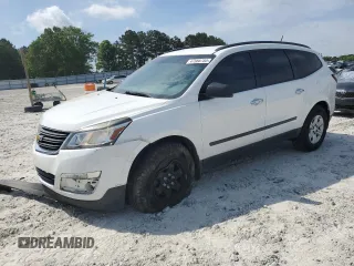 2017 Chevrolet Traverse LS with VIN 1GNKVFKD5HJ307710, listed as a Copart auction lot 47666785 with 188,473 mi miles and Salvage title. Bid and sale history available at DreamBid. Image 1.
