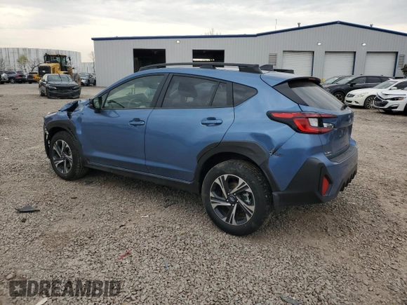 2024 Subaru Crosstrek Premium с VIN JF2GUADC8RH900478, выставлен на аукционе Copart как лот 54144475 с пробегом 3 128 миль миль и Списание • Salvage title. История ставок и продаж доступна на DreamBid. Изображение 2.