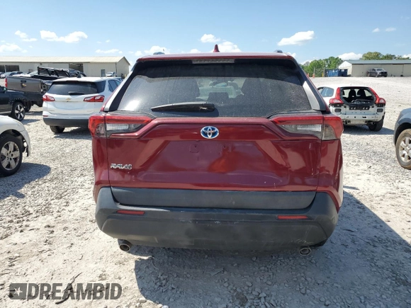 2019 Toyota RAV4 Hybrid LE with VIN 2T3MWRFV3KW039171, listed as a Copart auction lot 54837275 with Not provided miles and Clean title. Bid and sale history available at DreamBid. Image 6.