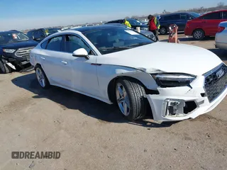 2021 Audi A5 Sportback S line Premium with VIN WAUDACF5XMA016822, listed as a IAAI auction lot 41069028 with 71,486 mi miles. Bid and sale history available at carsss.com. Image 1.