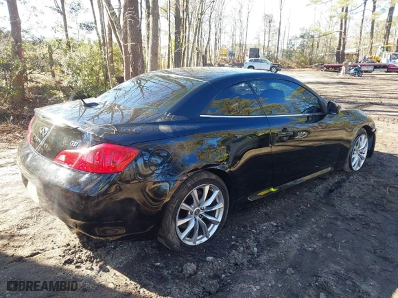 2013 Infiniti G37 Convertible with VIN JN1CV6FE9DM771319, listed as a IAAI auction lot 41277164 with NaN miles. Bid and sale history available at carsss.com. Image 4.