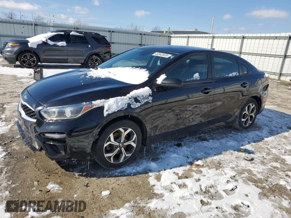 2019 Kia Forte LXS with VIN 3KPF24AD9KE008976, listed as a Copart auction lot 45342535 with 85,712 mi miles and Salvage Title. Bid and sale history available at carsss.com. Image 1.