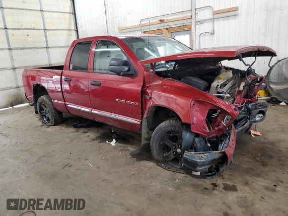 2007 Dodge 1500 SLT with VIN 1D7HU18297S257889, listed as a Copart auction lot 54304465 with 179,497 mi miles and Clean Title. Bid and sale history available at DreamBid. Image 4.