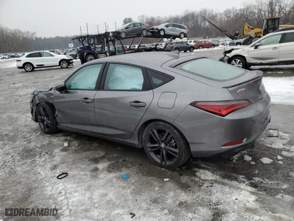 2025 Acura Integra w/A-Spec Package with VIN 19UDE4H38SA002022, listed as a Copart auction lot 43385015 with 8,872 mi miles and Salvage Title. Bid and sale history available at carsss.com. Image 2.