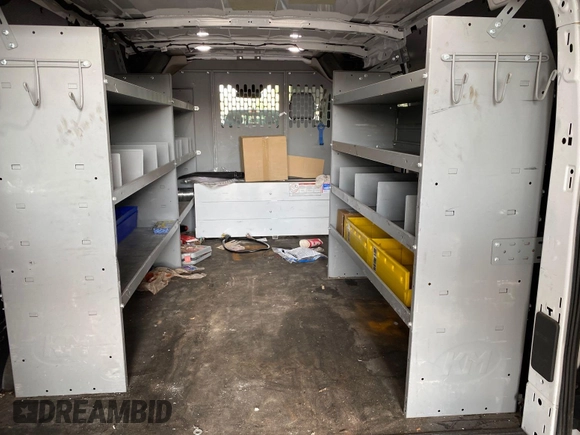 2019 Ford Transit with VIN 1FTYE1YM0KKB31938, listed as a IAAI auction lot 42667322 with 196,239 mi miles and . Bid and sale history available at DreamBid. Image 35.