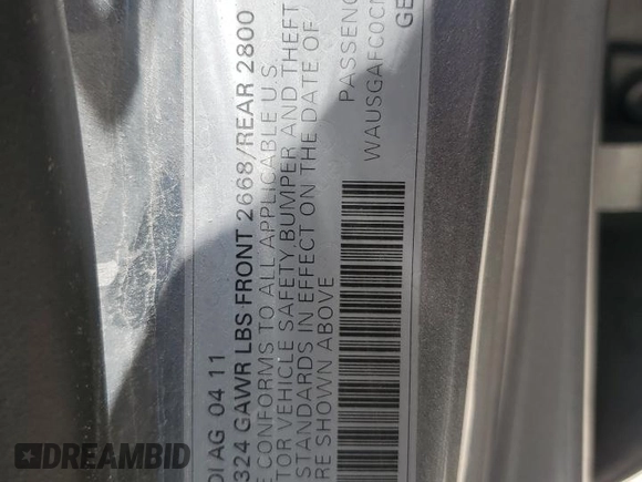 2012 Audi A7 3.0 Premium Plus with VIN WAUSGAFC0CN005361, listed as a Copart auction lot 74847794 with 174,362 mi miles and Non Repairable. Bid and sale history available at carsss.com. Image 14.