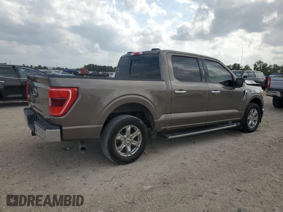 2021 Ford F-150 XL with VIN 1FTEW1CP7MFB36177, listed as a Copart auction lot 51148675 with 64,640 mi miles and Salvage Title. Bid and sale history available at carsss.com. Image 3.