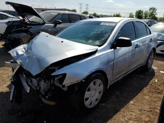 2009 Mitsubishi Lancer DE with VIN JA3AU16U29U018321, listed as a Copart auction lot 55374914 with 147,694 mi miles and Salvage Title. Bid and sale history available at carsss.com. Image 1.