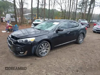 2016 Kia Cadenza Premium with VIN KNALN4D72G5209540, listed as a IAAI auction lot 41047117 with 70,226 mi miles. Bid and sale history available at carsss.com. Image 2.
