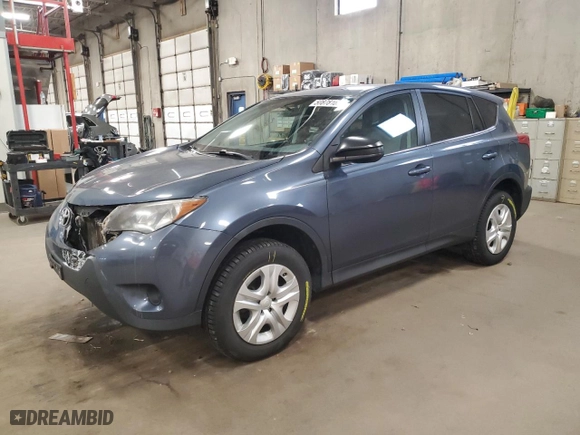 2014 Toyota RAV4 LE with VIN 2T3BFREV7EW203969, listed as a Copart auction lot 50878165 with 0 mi miles and Salvage Title. Bid and sale history available at carsss.com. Image 1.