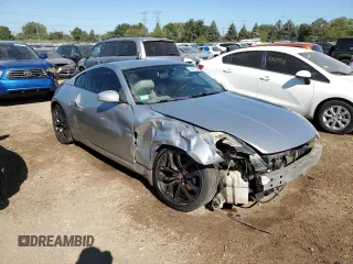 2004 Nissan 350Z Touring with VIN JN1AZ34D64T151960, listed as a Copart auction lot 69607824 with 106,607 mi miles and Salvage Title. Bid and sale history available at carsss.com. Image 4.