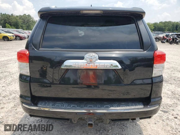 2013 Toyota 4Runner SR5 with VIN JTEZU5JR4D5052340, listed as a Copart auction lot 61809055 with 143,134 mi miles and Salvage title. Bid and sale history available at DreamBid. Image 6.