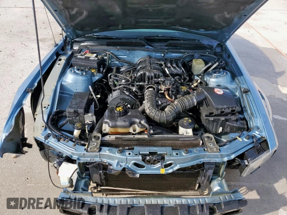 2005 Ford Mustang Deluxe with VIN 1ZVFT80N655136829, listed as a Copart auction lot 50765825 with 142,242 mi miles and Salvage title. Bid and sale history available at DreamBid. Image 11.