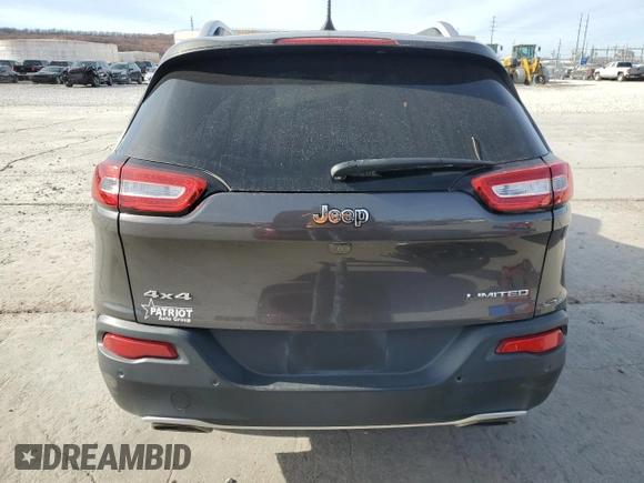 2018 Jeep Cherokee Limited with VIN 1C4PJMDX3JD554279, listed as a Copart auction lot 84880804 with 135,630 mi miles and Salvage Title. Bid and sale history available at carsss.com. Image 6.