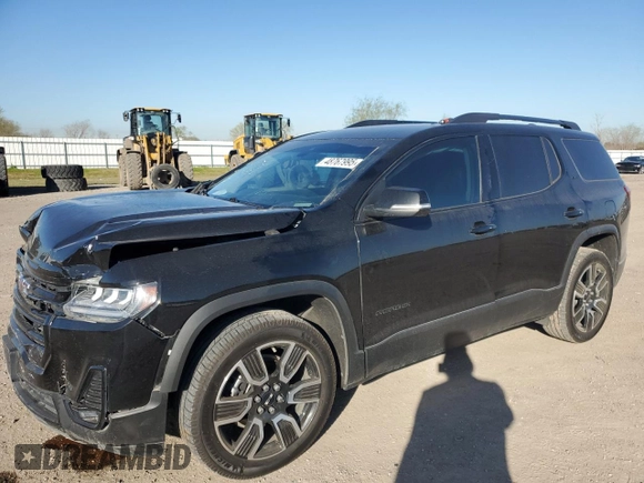 2021 GMC Acadia SLT z VIN 1GKKNULS6MZ184090, wystawiony jako Copart lot #48767995 z przebiegiem 76 512 mil mil oraz Szkoda całkowita • Salvage title. Historia ofert i sprzedaży dostępna na DreamBid. Obrazek 1.