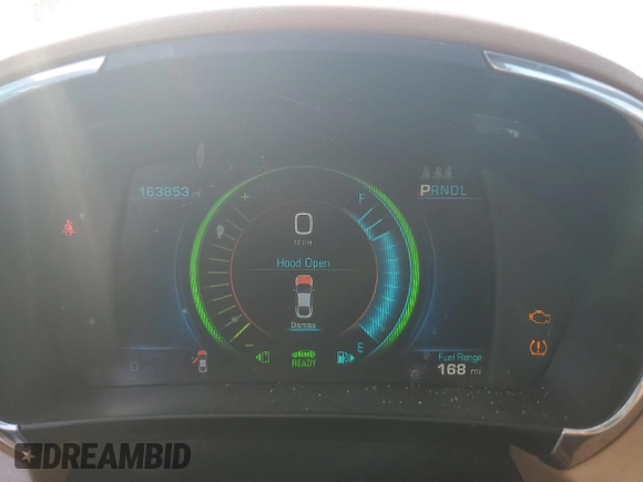 2016 Chevrolet Volt Premier with VIN 1G1RD6S54GU130415, listed as a Copart auction lot 43976505 with 163,853 mi miles and Salvage Title. Bid and sale history available at carsss.com. Image 9.