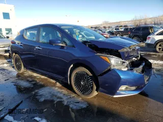 2025 Nissan LEAF SV Plus with VIN 1N4CZ1CV3SC560845, listed as a Copart auction lot 87508625 with 5,062 mi miles and Salvage Title. Bid and sale history available at carsss.com. Image 4.