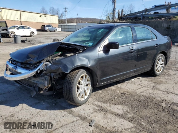 2012 Ford Fusion SEL with VIN 3FAHP0JG3CR366653, listed as a Copart auction lot 53535175 with 105,910 mi miles and Salvage Title. Bid and sale history available at carsss.com. Image 1.