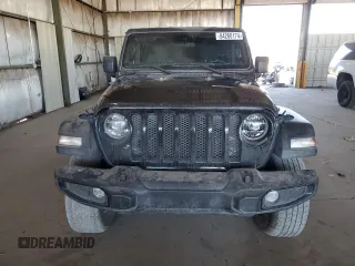 2021 Jeep Wrangler Unlimited Freedom with VIN 1C4HJXDG0MW648666, listed as a Copart auction lot 84260174 with 39,021 mi miles and Salvage title. Bid and sale history available at DreamBid. Image 5.