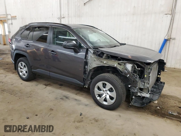 2019 Toyota RAV4 LE with VIN 2T3F1RFV6KW066131, listed as a Copart auction lot 49334365 with 112,002 mi miles and Salvage Title. Bid and sale history available at DreamBid. Image 4.