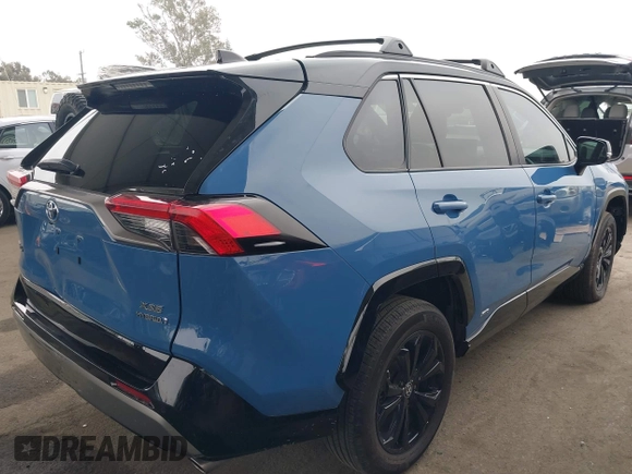 2023 Toyota RAV4 Hybrid XSE with VIN 2T3E6RFV4PW039496, listed as a IAAI auction lot 42488695 with 13,533 mi miles and . Bid and sale history available at DreamBid. Image 4.