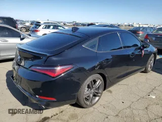 2023 Acura Integra Technology with VIN 19UDE4G73PA021718, listed as a Copart auction lot 44270265 with 22,517 mi miles and Salvage Title. Bid and sale history available at carsss.com. Image 3.