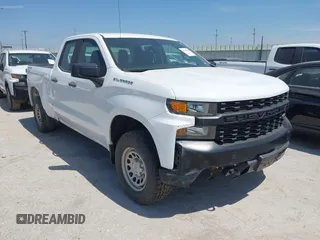 2021 Chevrolet Silverado 1500 Work Truck with VIN 1GCRYAEF9MZ212450, listed as a IAAI auction lot 42223475 with Not Provided miles and . Bid and sale history available at DreamBid. Image 1.