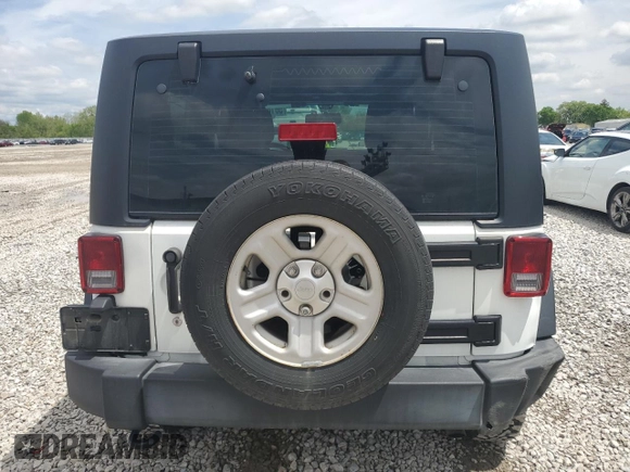 2017 Jeep Wrangler Sport z VIN 1C4AJWAG9HL695203, wystawiony jako Copart lot #56165835 z przebiegiem 106 367 mil mil oraz Szkoda całkowita • Salvage title. Historia ofert i sprzedaży dostępna na DreamBid. Obrazek 6.