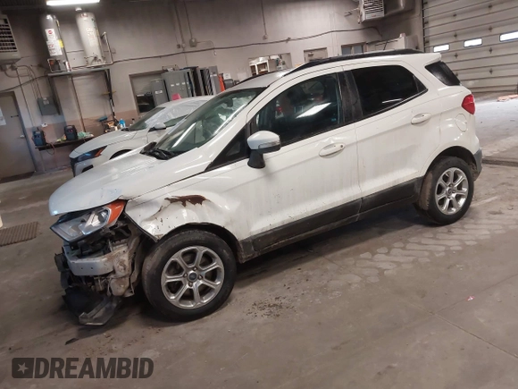 2019 Ford EcoSport SE with VIN MAJ3S2GE5KC290943, listed as a IAAI auction lot 41434961 with 168,376 mi miles and . Bid and sale history available at DreamBid. Image 18.