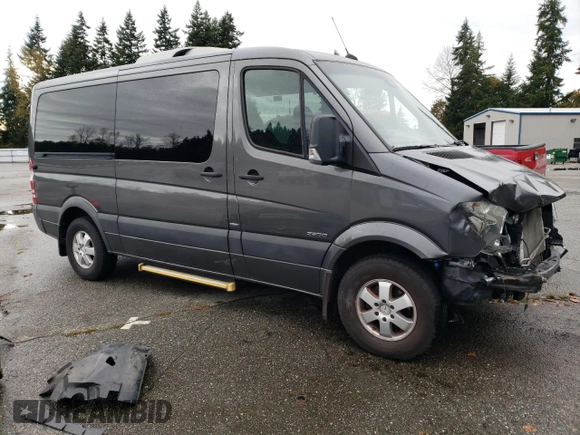 2016 Mercedes-Benz Sprinter with VIN 8BRPE7CDXGE123162, listed as a Copart auction lot 76968244 with Not Provided miles and Salvage Title. Bid and sale history available at DreamBid. Image 4.