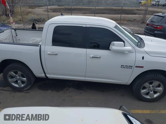 2018 Ram 1500 Big Horn with VIN 1C6RR7LM9JS354875, listed as a IAAI auction lot 41719756 with 105,121 mi miles. Bid and sale history available at carsss.com. Image 13.