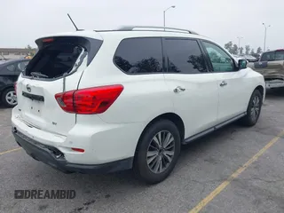 2017 Nissan Pathfinder SL with VIN 5N1DR2MN9HC682875, listed as a IAAI auction lot 42045618 with 157,149 mi miles and . Bid and sale history available at DreamBid. Image 4.