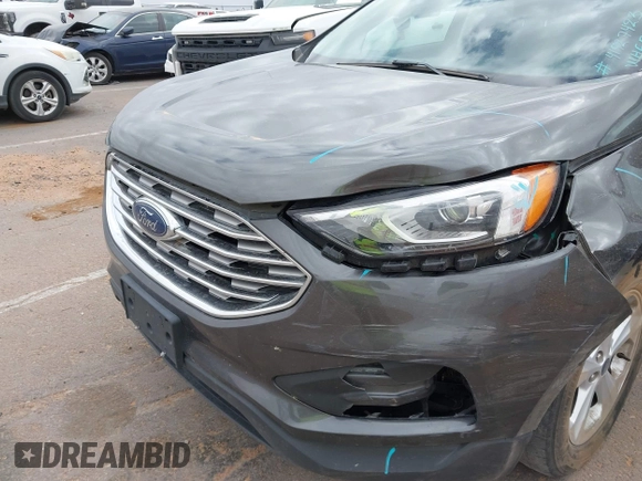 2020 Ford Edge SE with VIN 2FMPK4G94LBA73648, listed as a IAAI auction lot 41927423 with 65,746 mi miles and . Bid and sale history available at DreamBid. Image 6.