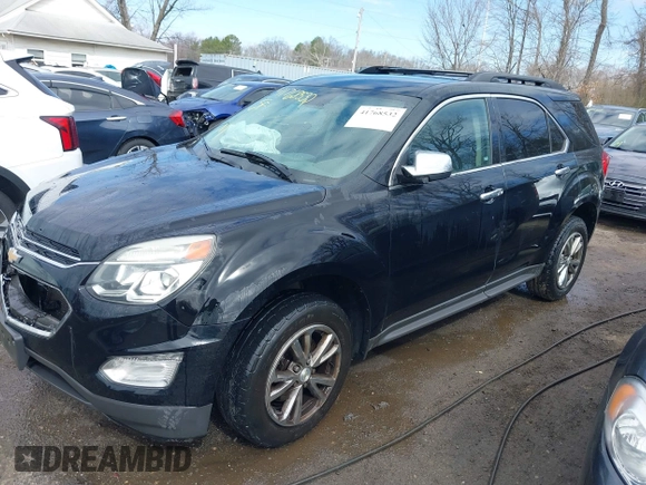 2017 Chevrolet Equinox LT with VIN 2GNALCEK5H6235916, listed as a IAAI auction lot 41768532 with 213,946 mi miles. Bid and sale history available at carsss.com. Image 2.