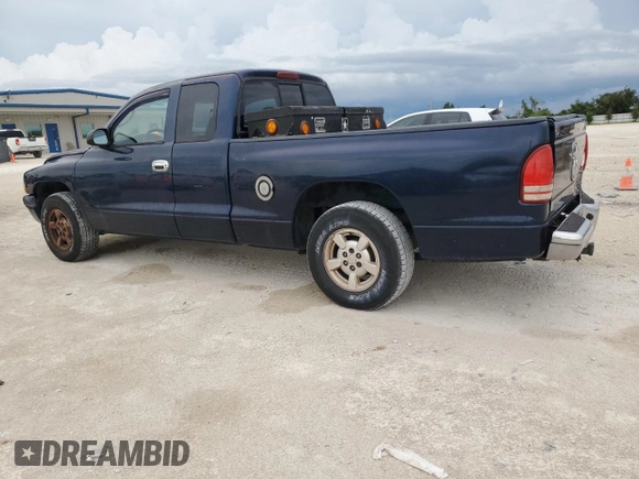 2001 Dodge Dakota with VIN 1B7GL22X61S344255, listed as a Copart auction lot 72901294 with 155,828 mi miles and Salvage Title. Bid and sale history available at carsss.com. Image 2.