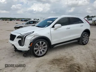 2021 Cadillac XT4 FWD Premium Luxury with VIN 1GYFZCR44MF080763, listed as a Copart auction lot 54059525 with 46,319 mi miles and Salvage Title. Bid and sale history available at carsss.com. Image 1.