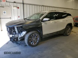 2023 GMC Terrain SLT z VIN 3GKALVEG1PL172117, wystawiony jako Copart lot #49302355 z przebiegiem 48 351 mil mil oraz Szkoda całkowita • Salvage title. Historia ofert i sprzedaży dostępna na DreamBid. Obrazek 1.