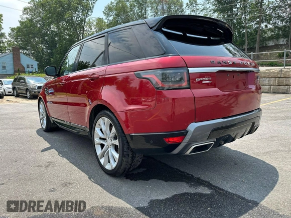 2019 Land Rover Range Rover Sport HSE with VIN SALWR2RV4KA426807, listed as a Copart auction lot 61027315 with 83,710 mi miles and Clean title. Bid and sale history available at DreamBid. Image 2.
