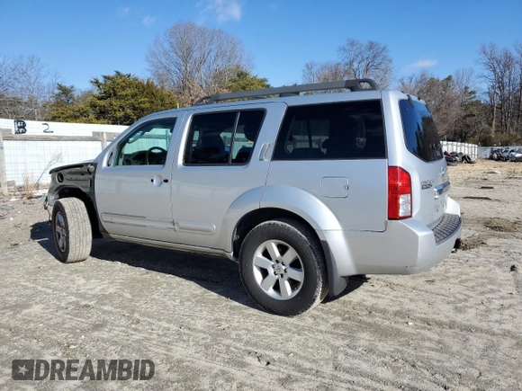 2010 Nissan Pathfinder LE with VIN 5N1AR1NB2AC623691, listed as a Copart auction lot 44984145 with 260,791 mi miles and Salvage title. Bid and sale history available at DreamBid. Image 2.
