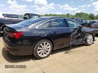 2019 Audi A6 Premium Plus with VIN WAUE8AF21KN116940, listed as a Copart auction lot 60920744 with 56,363 mi miles and Salvage Title. Bid and sale history available at carsss.com. Image 3.