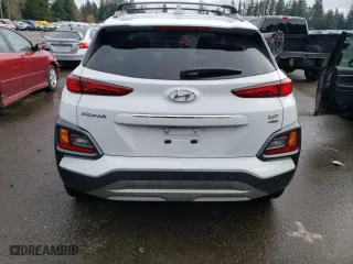 2021 Hyundai Kona Ultimate with VIN KM8K5CA56MU664366, listed as a Copart auction lot 45352555 with 37,034 mi miles and Salvage Title. Bid and sale history available at carsss.com. Image 6.