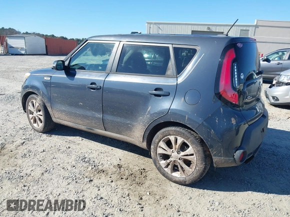 2014 Kia Soul + with VIN KNDJP3A52E7049016, listed as a IAAI auction lot 41145523 with 106,715 mi miles. Bid and sale history available at carsss.com. Image 3.