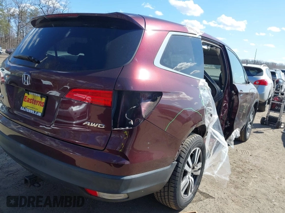 2016 Honda Pilot EX-L with VIN 5FNYF6H50GB061428, listed as a IAAI auction lot 41891865 with 149,390 mi miles. Bid and sale history available at carsss.com. Image 4.