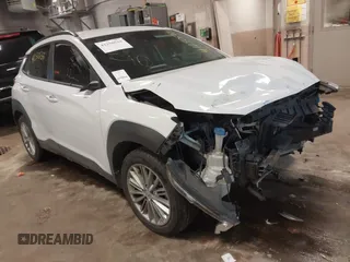 2021 Hyundai Kona SEL with VIN KM8K2CAA7MU660395, listed as a IAAI auction lot 41250533 with 40,227 mi miles. Bid and sale history available at carsss.com. Image 1.