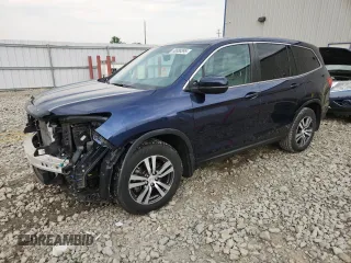 2016 Honda Pilot EX-L with VIN 5FNYF6H50GB084479, listed as a Copart auction lot 60888895 with 41,466 mi miles and Clean title. Bid and sale history available at DreamBid. Image 1.