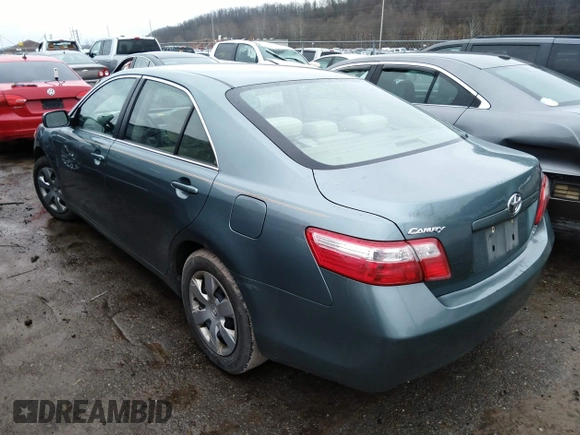 2009 Toyota Camry with VIN 4T1BE46K19U907741, listed as a IAAI auction lot 34957219 with 97,962 mi miles. Bid and sale history available at carsss.com. Image 3.