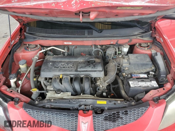 2004 Pontiac Vibe with VIN 5Y2SL62824Z435562, listed as a Copart auction lot 70525344 with 206,275 mi miles and Salvage Title. Bid and sale history available at carsss.com. Image 12.