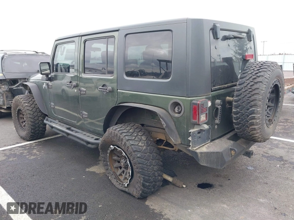 2008 Jeep Wrangler Unlimited Rubicon with VIN 1J8GA69168L591089, listed as a IAAI auction lot 41487746 with 161,916 mi miles and . Bid and sale history available at DreamBid. Image 3.